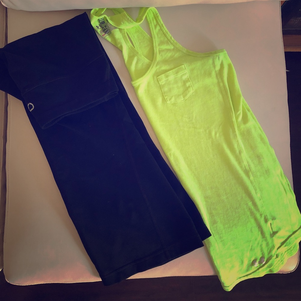 Active wear Bundle, UA top & Gap bottom sz S